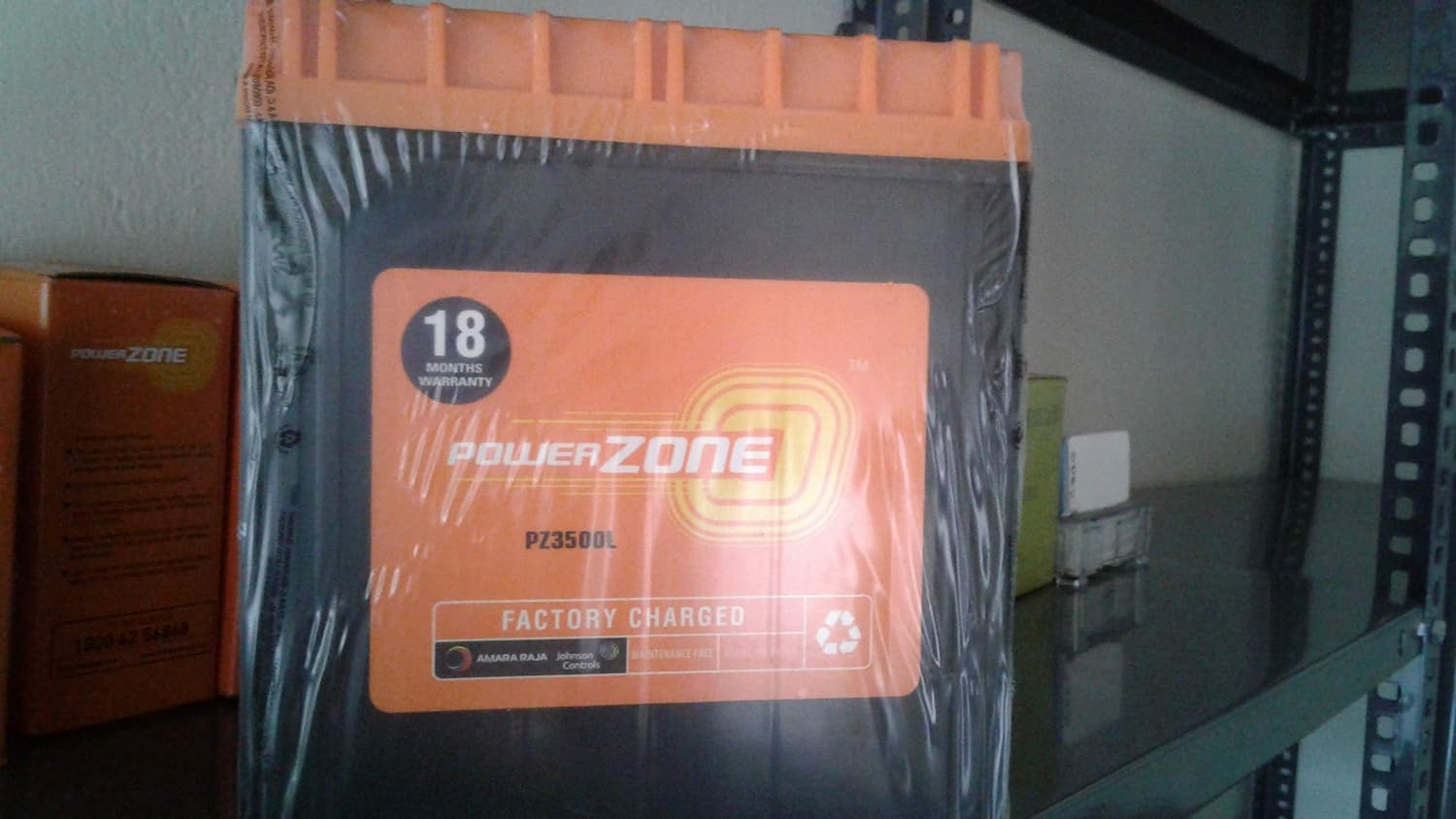 Power Zone 3500R/L Car Battery - بطارية السيارة باور زون 35 امبير , نوع 3500R/L